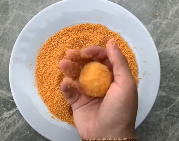 Coating with Breadcrumbs